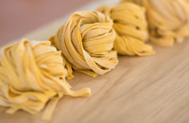 Solein can replace egg yolk in pasta dough.